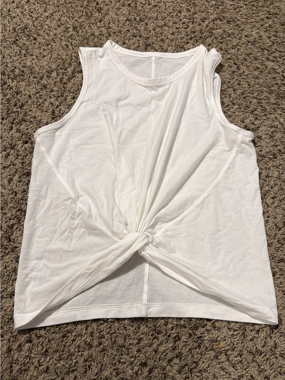 lululemon athletica White Knot-Front Tank Top - Women